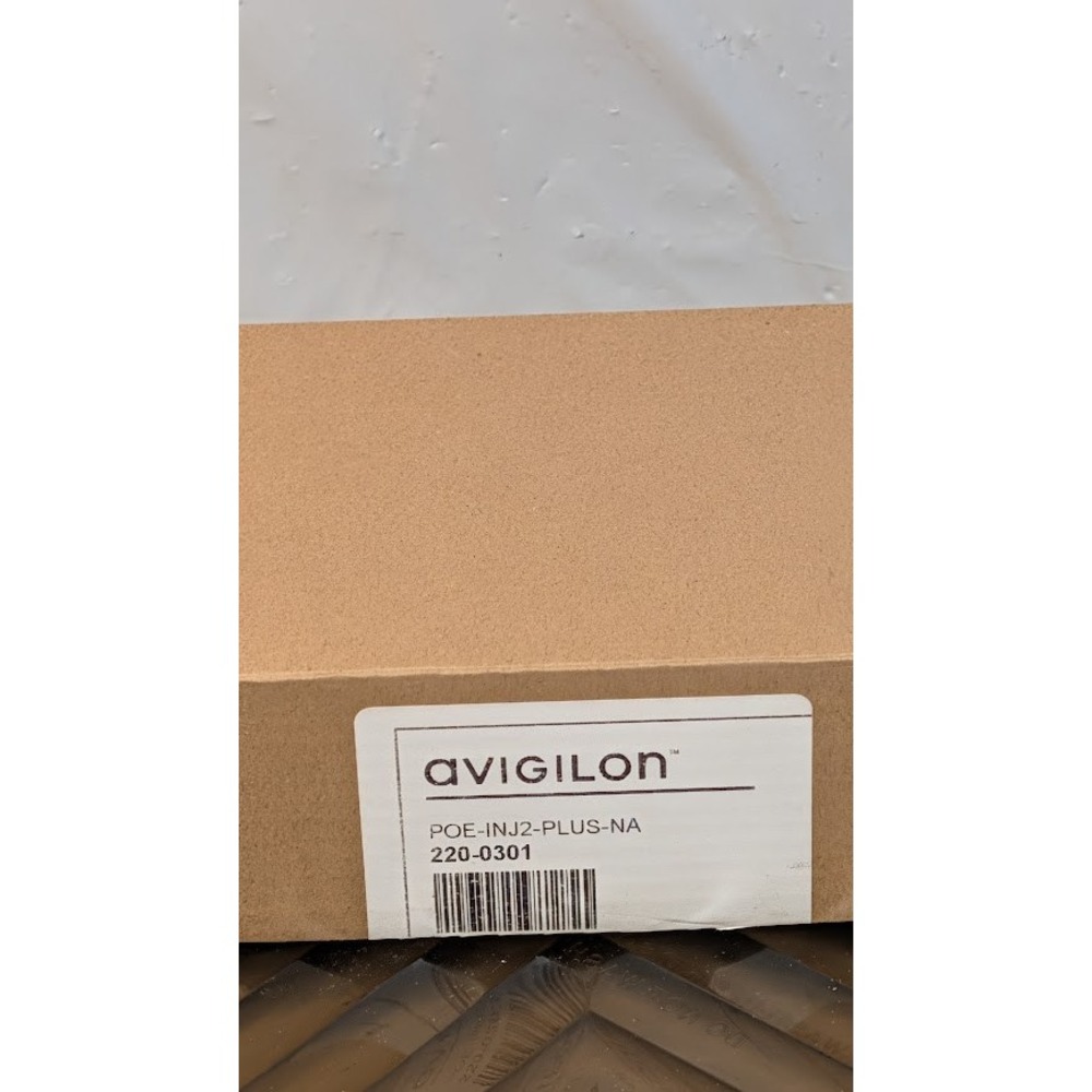 Avigilon PoE Injector Unisex OS Black New POE-INJ2-PLUS-NA PD-9001GR/AT/AC-US